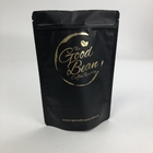 Matt Black Aluminum Foil impreso de encargo 250g 1kg con la bolsa Ziplock se levanta el café Bean Bag Packaging