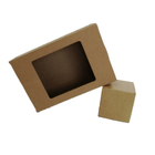 El papel de Kraft modificó caja de empaquetado plegable de papel del regalo para requisitos particulares de la exhibición la pequeña