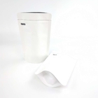 Aduana del OEM 1/8 onza Logo Size Resealable Aluminum Foil blanco 120 micrones de Kraft de soporte del papel encima de bolsas de empaquetado