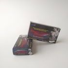 La aduana imprimió la caja de empaquetado de la tarjeta del papel de la píldora blanca de la atención sanitaria