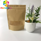 Imprimió propios bolsos de Logo Ziplock Stand Up Paper para los granos de la comida/de café que el empaquetado de la ventana considera a través de bolsos