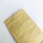 De encargo aceptados se levantan los bolsos de papel del PLA de Kraft de los bolsos respetuosos del medio ambiente con la cremallera