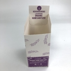 ULTRAVIOLETA de encargo de Matt Film grabada en relieve con la cartulina blanca del grueso de 400g 350g para las botellas de 30ml 60ml exhiben el empaquetado de la caja de papel