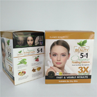 Caja de papel cosmética de empaquetado poner crema facial impresa de encargo de Skincare de la cartulina para el detergente para ropa