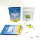 Digital reutilizable que imprime las bolsas de plástico Doypack de la comida que la cremallera de aluminio empaqueta la prueba de encargo Mylar del olor empaqueta para las galletas gomosas