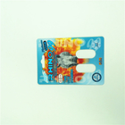 Fotograbado que imprime la tarjeta de la ampolla de 350g Whiteboard 3D con la etiqueta engomada adhesiva