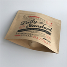 Bolso de papel del bocado del café del té de Kraft del sellado caliente que empaqueta a prueba de humedad impresa