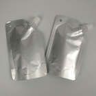 Soporte de aluminio de la bolsa del canalón encima del aceite esencial que empaqueta el bolso de empaquetado líquido - bolso echado en chorro de aluminio del vino de Spouch del agua