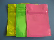 El bolso biodegradable oxo de la hoja que empaqueta, recicla bolsos Ziplock coloridos de la comida de Mylar