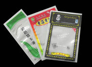 Bolsos impresos coloreados del sello de vacío de la comida con el escudete delantero e inferior claro