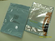 Bolso de empaquetado cosmético del ANIMAL DOMÉSTICO/PE del cierre en la parte superior reciclable con el frente claro