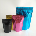 Bolsas de plástico comestibles modificadas para requisitos particulares de Mylar que empaquetan el soporte del Ziplock encima de la bolsa para la comida