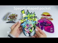 Impresión de colores de plástico a prueba de olor y humedad bolsas de embalaje Mylar