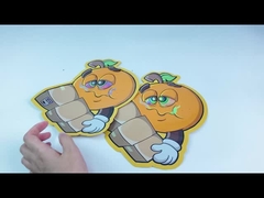 El acondicionamiento de los alimentos de aluminio formado de encargo ológrafo de la suave al tacto 3.5g Mylar empaqueta bolsas cortadas con tintas