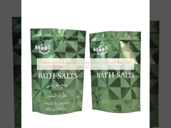 Bolsas personalizadas holográficas de color con cierre hermético y función resellable