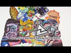 Bolsos cortados con tintas de mylar