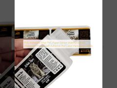 Vinilo adhesivo de PVC, etiqueta de papel de PVC, impermeable, con impresión holográfica UV, etiquetas autoadhesivas en rollo, etiquetas de embalaje