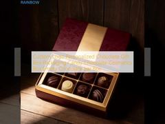 Caja de regalo de chocolate personalizada con logotipo, embalaje de caramelos, caja de cosméticos, caja de barra de chocolate vacía