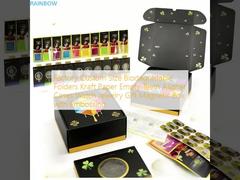 Cajas magnéticas personalizadas de fábrica para alineadores dentales vacíos de papel kraft biodegradable, relojes, joyas y regalos con relieve