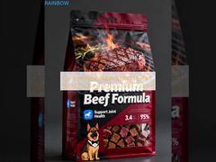 Bolsas de embalaje de alimentos para mascotas con cierre resellable y soporte con cremallera