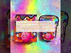 Juego de Embalaje Holográfico de Caja y Bolsa de 3.5 Mylar Resellable Bolsas Troqueladas de 3.5g Mylar para Comestibles con Cajas de Cereales para Exhibición