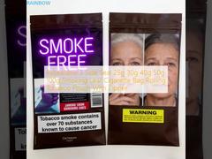 Bolsa de cigarrillos de hojas de cigarrillo para fumar de 25g 30g 40g 50g 100g Bolsa de tabaco rodante con cremallera