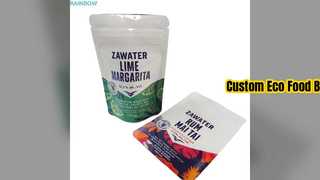 Bolsas de comida de plástico reciclado personalizadas