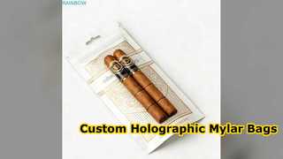 Bolsas Mylar holográficas personalizadas: resellables y biodegradables