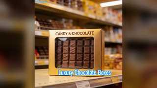 Cajas de chocolate personalizadas Embalaje en relieve premium