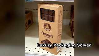 Carpetas de embalaje biodegradables de lujo personalizadas