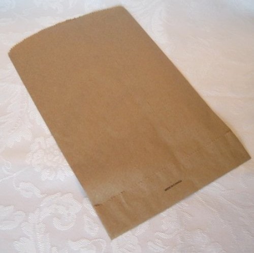 Plano modificado para requisitos particulares Kraft llano de las bolsas de papel de Brown para el acondicionamiento de los alimentos