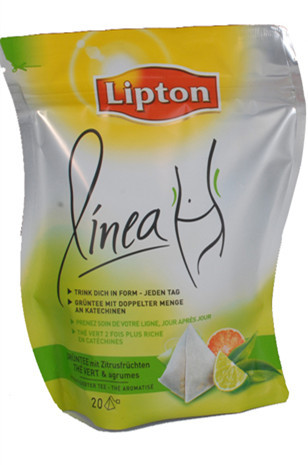 El ANIMAL DOMÉSTICO curvado agraciado/los bolsos de empaquetado del té de VMPET de Lipton/del PE se levanta