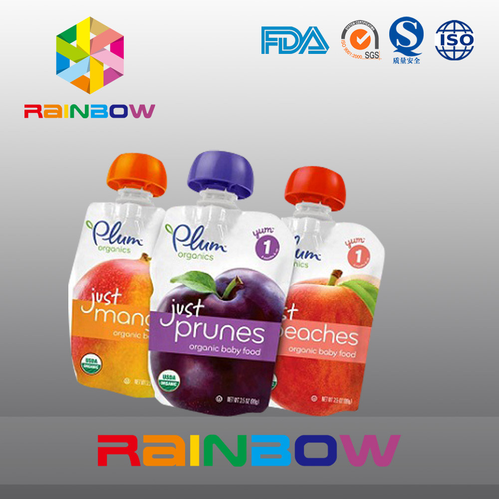 Levántese la bolsa del canalón para el bolso del canalón de la miel/de la jalea/el bolso líquido del embalaje