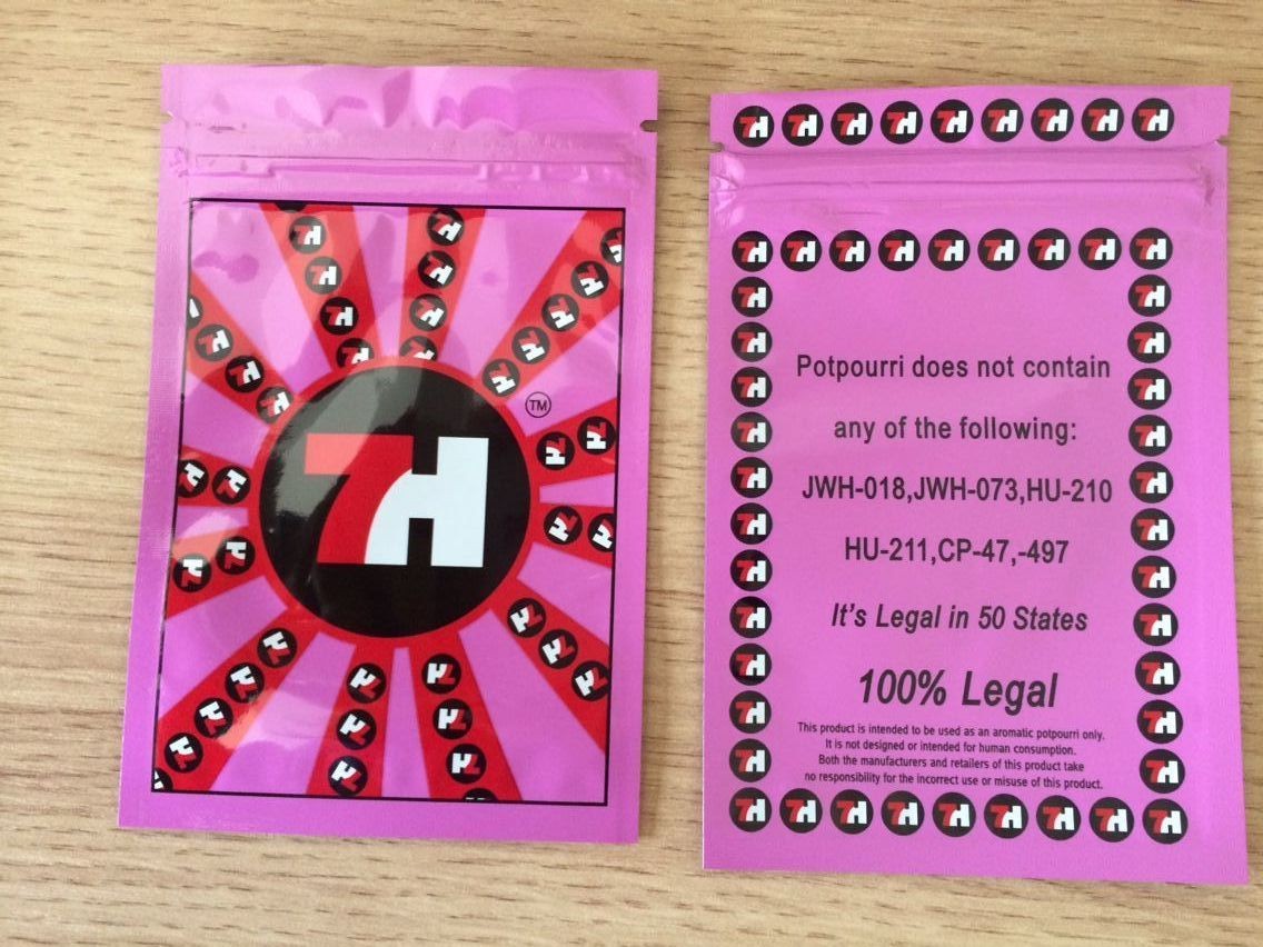 Incienso herbario del popurrí del papel de aluminio que empaqueta con la muesca de la cremallera y del rasgón