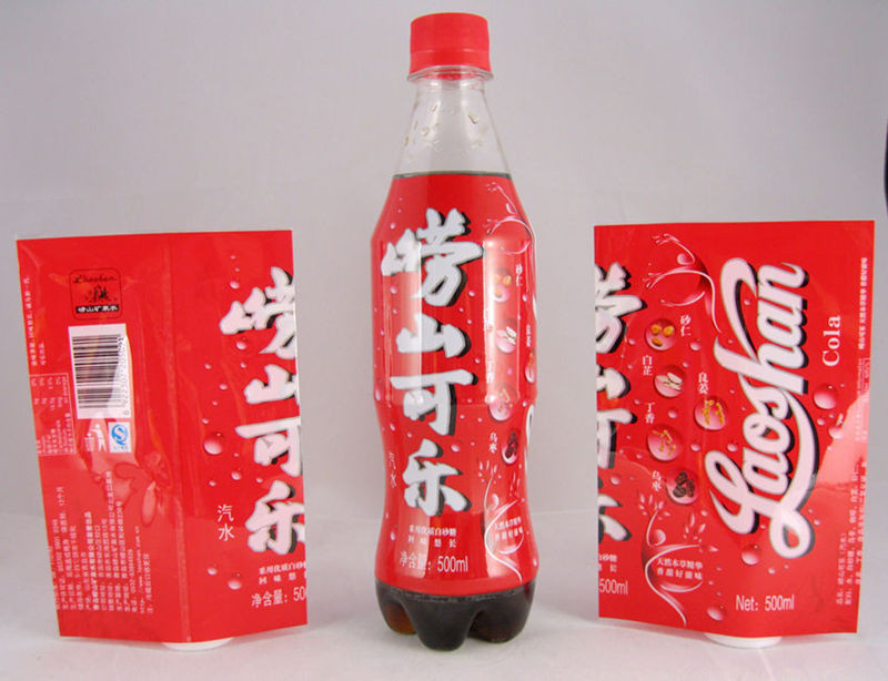 Corte del plástico de embalar del PVC/del ANIMAL DOMÉSTICO de las etiquetas de las mangas del encogimiento del cuerpo de la botella de las bebidas