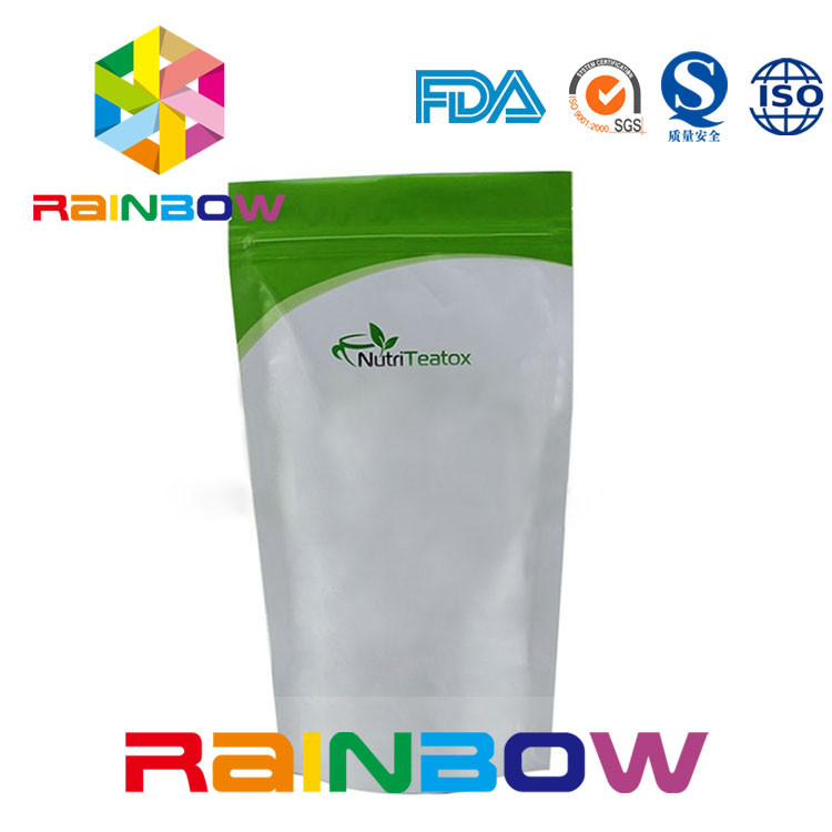 Levántese el paquete de empaquetado de la bolsa de la barra de la nutrición/de la bolsa de los suplementos de la hoja de la cerradura de la cremallera