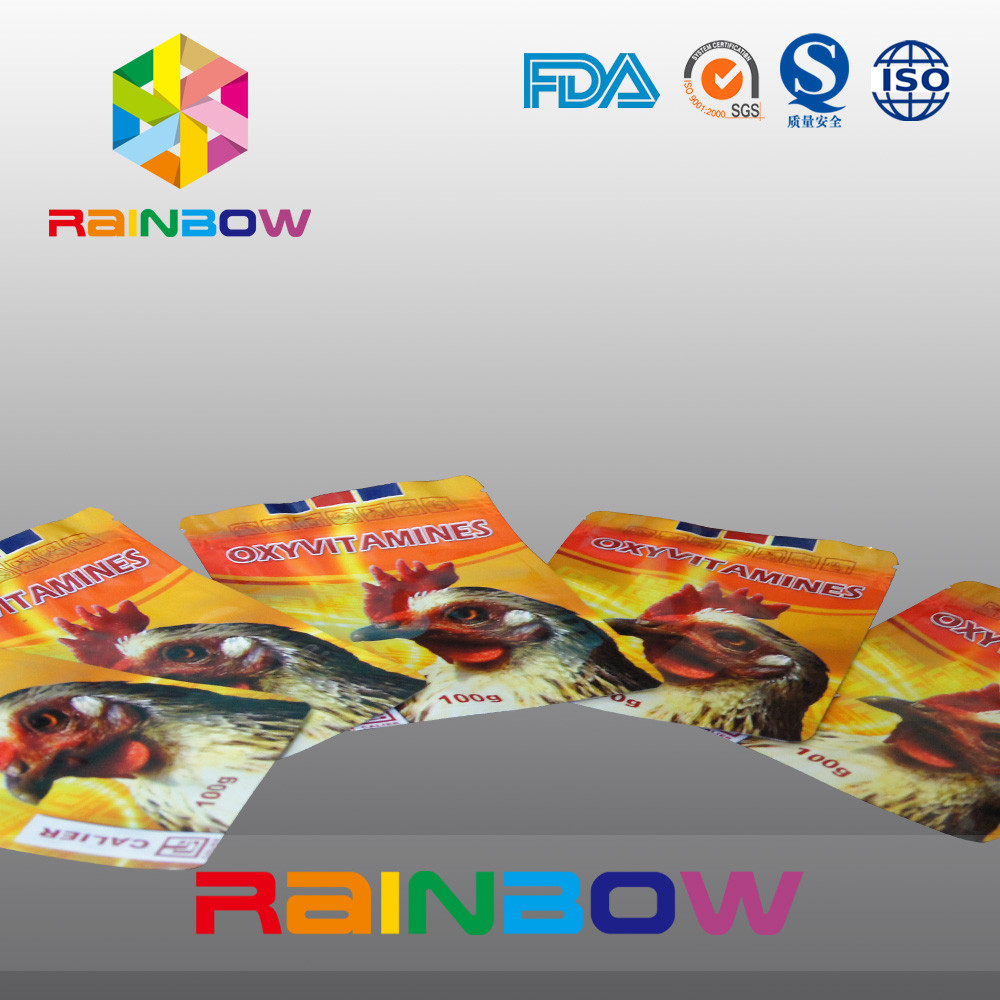 Bolsa del alimento para animales de la impresión del fotograbado con la cremallera/con referencia - a bolso lacrable del pienso