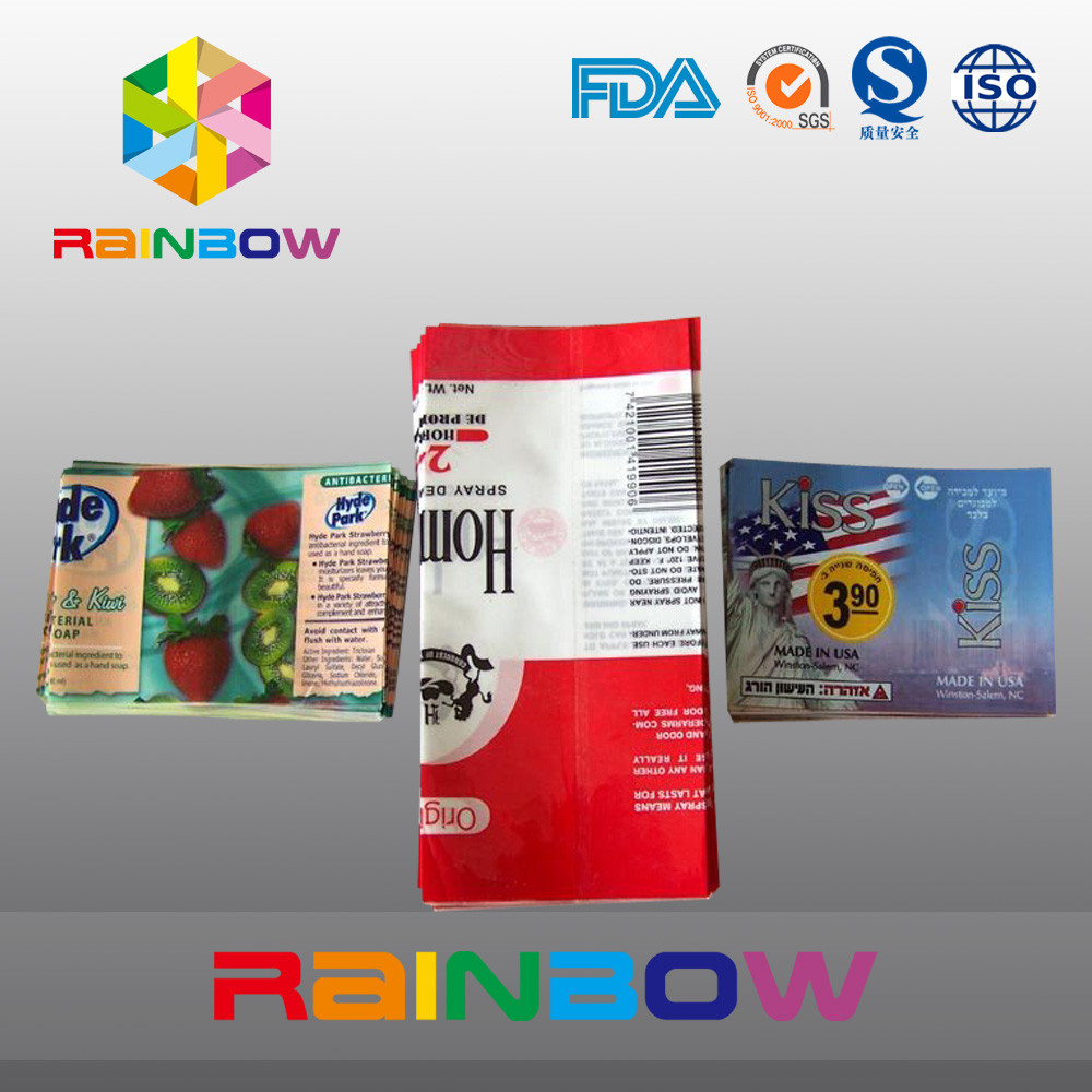 Impermeabilice las etiquetas de la manga de encogimiento de calor impreso del PVC/del ANIMAL DOMÉSTICO para la botella