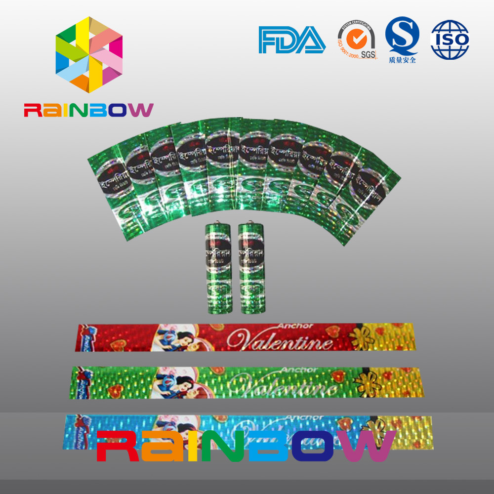 El FDA certificó las mangas para la batería, etiquetas del plástico de embalar del encogimiento para las botellas