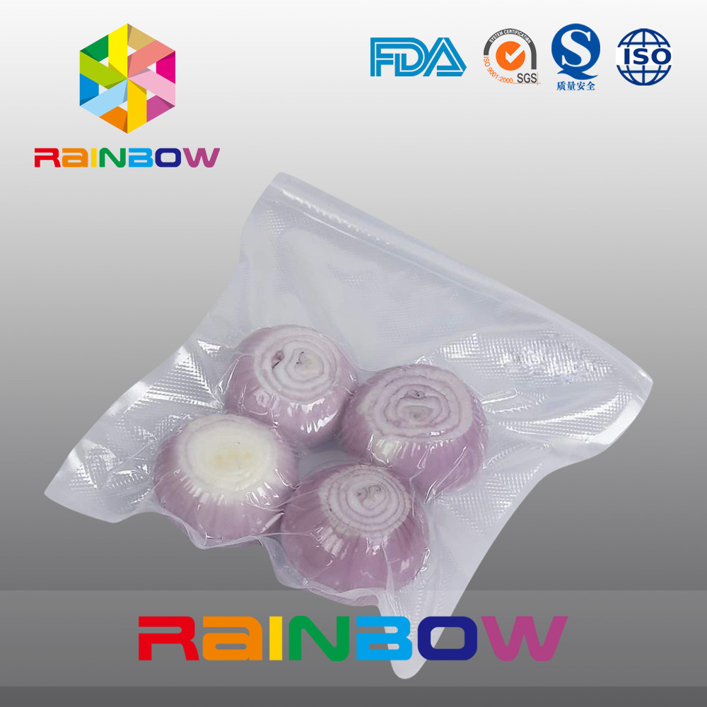 Bolsas de sello de vacío de alimentos de familia texturizadas / grabadas en rollo de tamaño 8"X50" 11"X50"