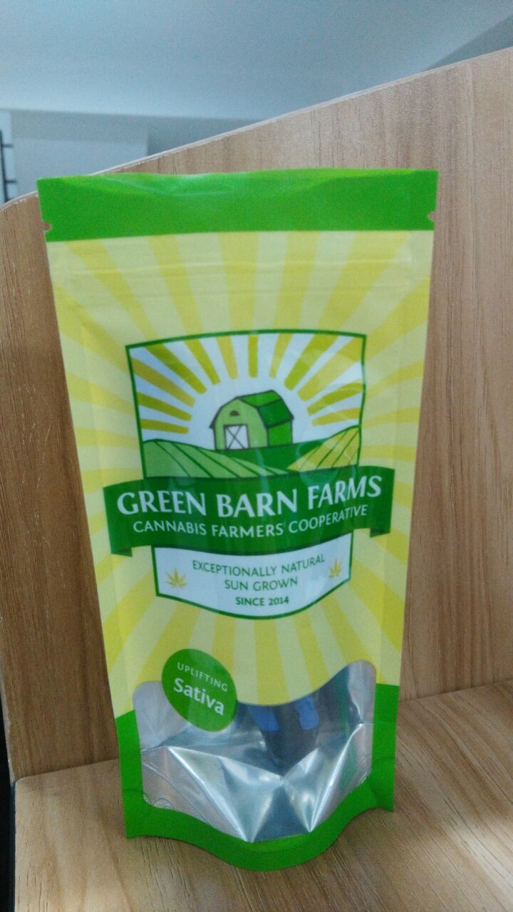 Modificado para requisitos particulares levántese los bolsos laminados de la cremallera del papel de aluminio de la comida con la ventana clara