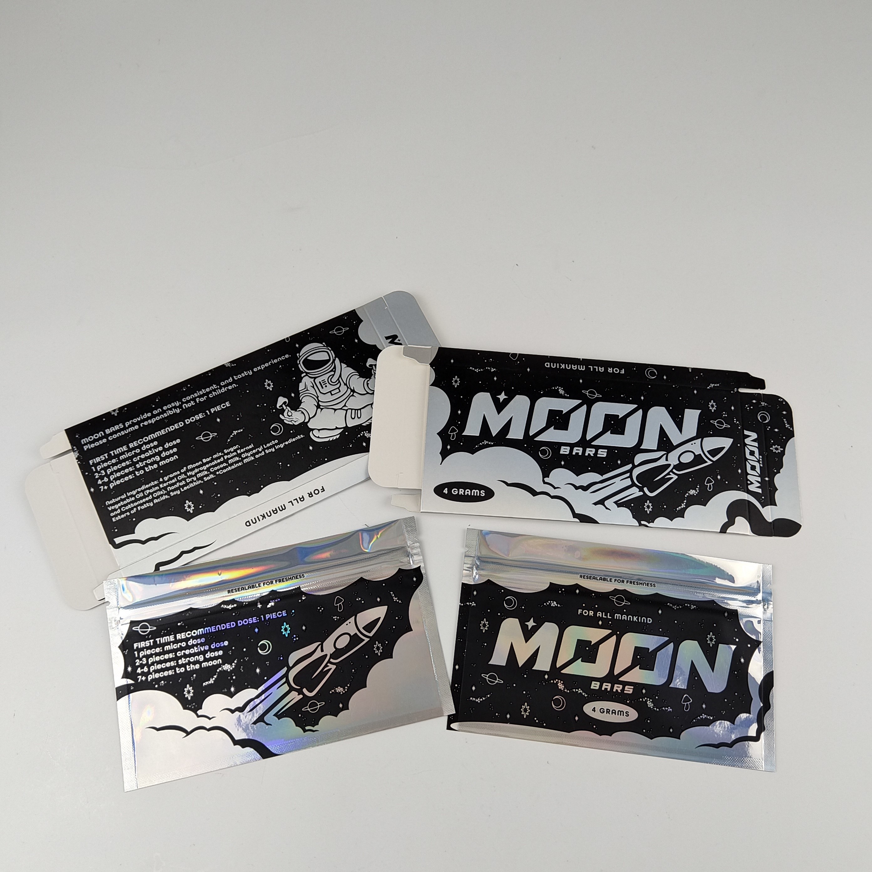 Cajas de impresión de encargo de la comida del cartón de la caja de papel del acondicionamiento de los alimentos de la barra de caramelo de chocolate