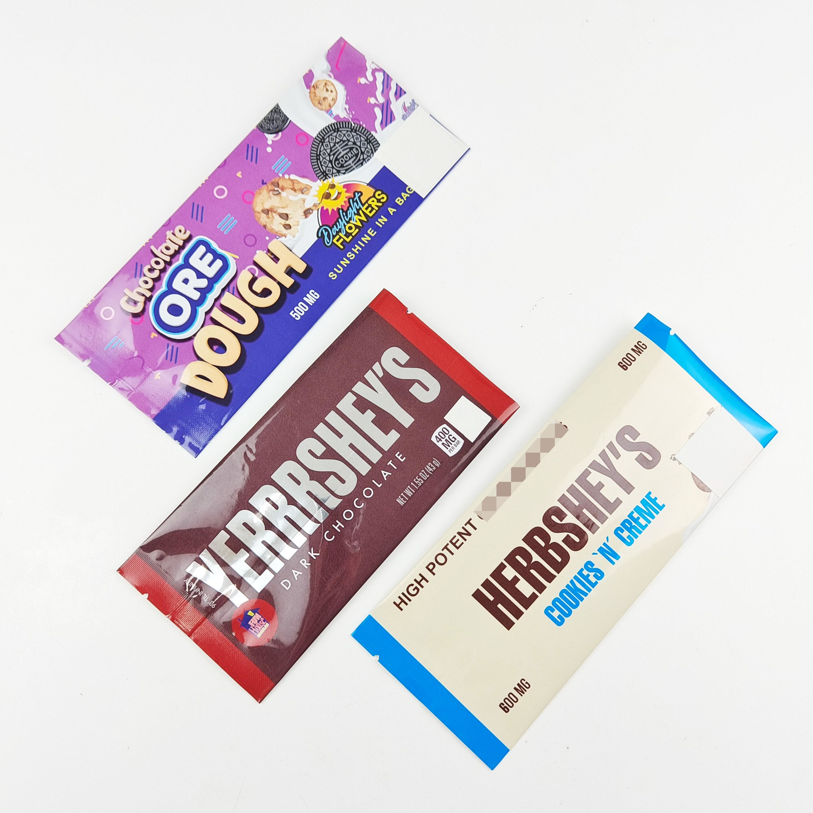 el empaquetado del chocolate 500mg empaqueta el bolso comestible a prueba de humedad del paquete del papel de aluminio