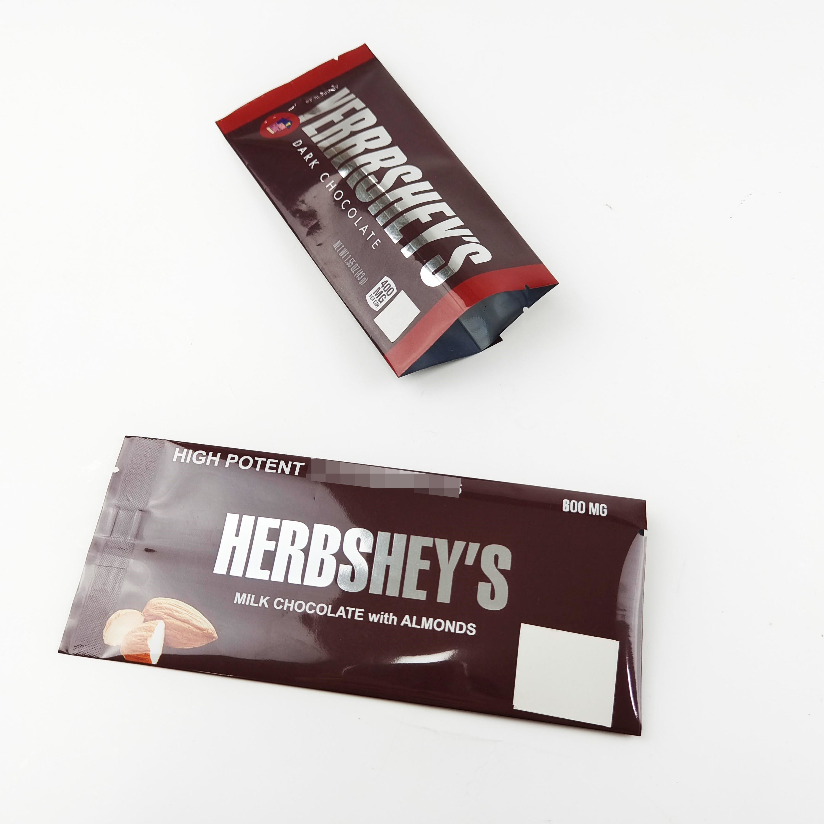 bolsitas de encargo de empaquetado de Logo Foil Bag Chocolate Packing de la bolsa del chocolate 600mg