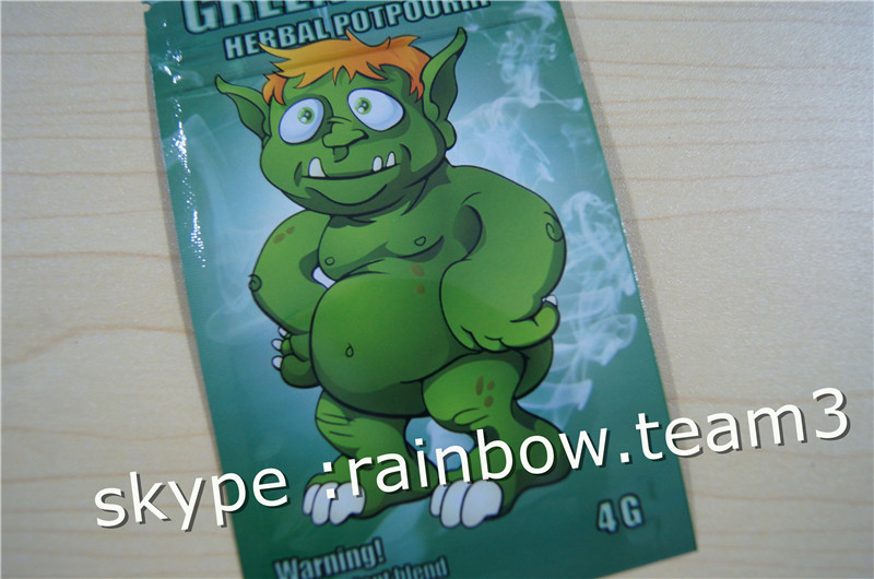 Bolso lateral de la cremallera del sello del bolso tres herbarios del incienso/bolso herbario de encargo del incienso para el bolso de la bolsita de 1g /2g /3g/4g/5g para el polvo