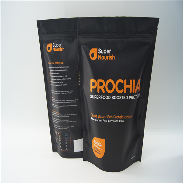 Foil los bolsos ziplock alineados de la hoja, bolsos de empaquetado de la hoja del polvo de la proteína/de la comida