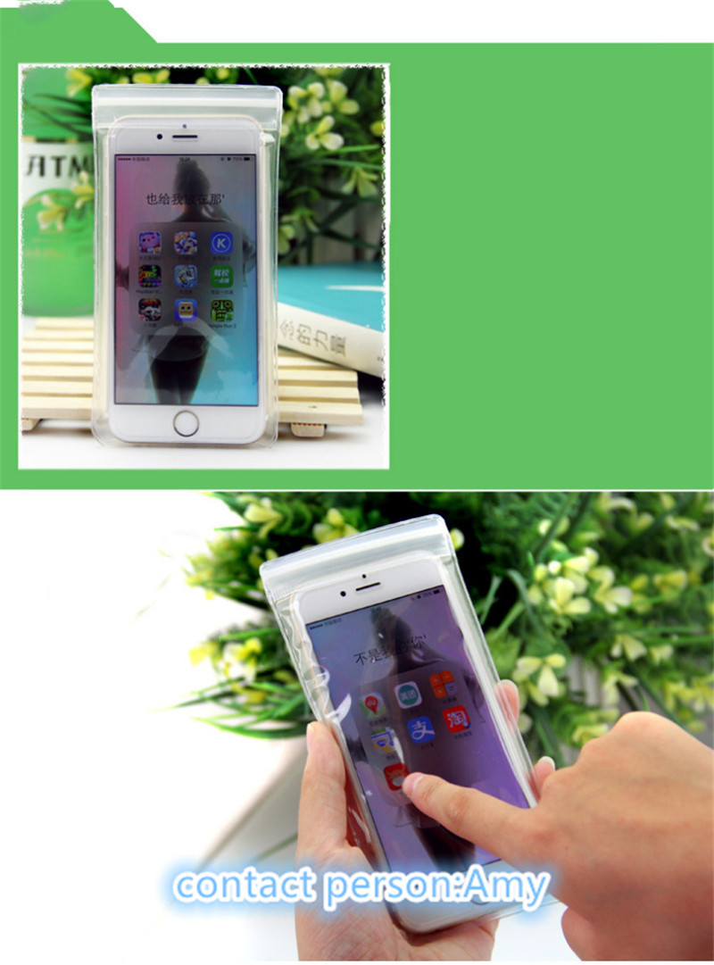 Bolsas plásticas que empaquetan, bolso helado de EVA de la cremallera del resbalador para el teléfono celular