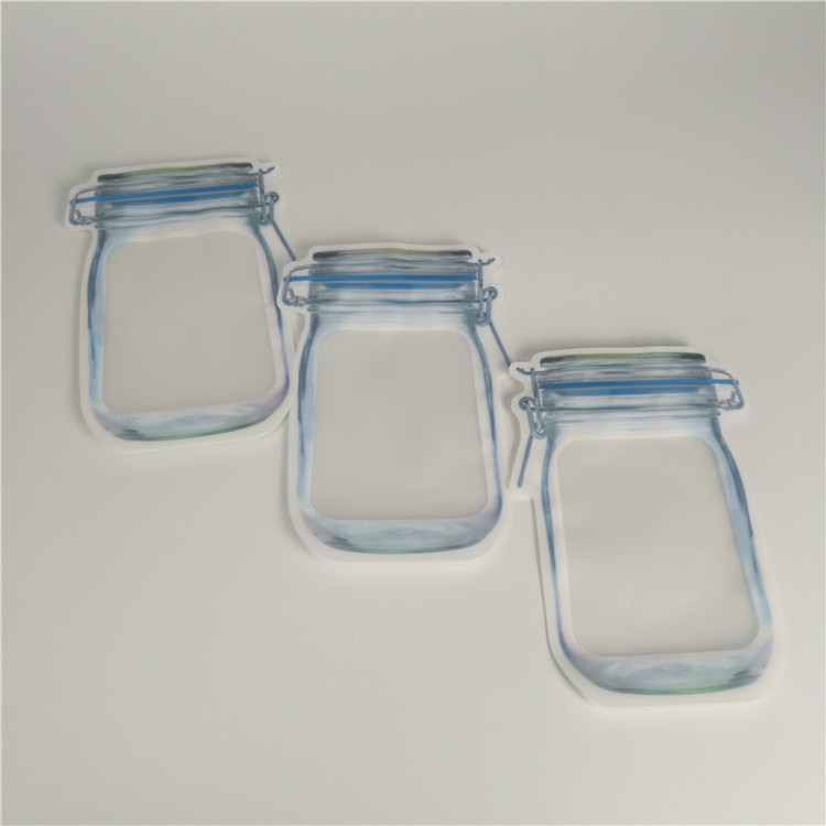 La forma de encargo cortó con tintas el bolso olográfico de la prueba del olor del bolso 3.5g de Mylar con Ziplock