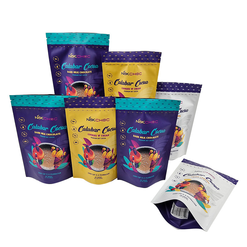 El empaquetado comestible modificado para requisitos particulares se coloca encima de bolso de la bolsa con la prueba del olor de la cremallera