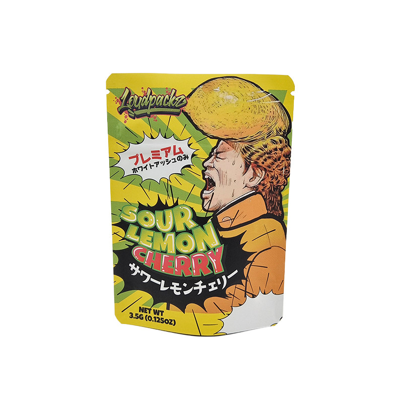 Levántese la galleta de empaquetado del caramelo de la bolsa de Mylar de la cremallera de la bolsa de plástico de los snacks